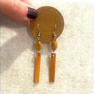 Elegant‎ Wooden Dangle Earrings